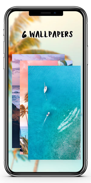 Paradise Dreams Icon Theme Social + Wallpaper Expansion Pack iOS14