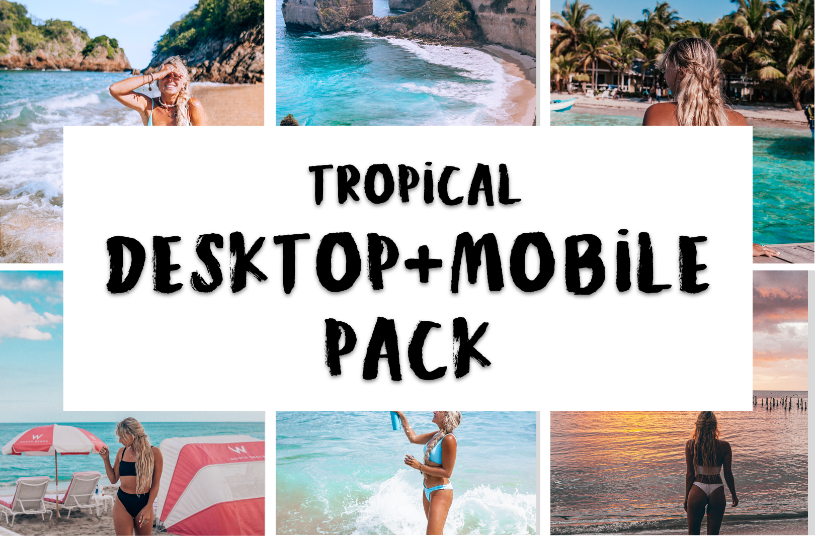 Tropical DESKTOP Pack: RAW photos